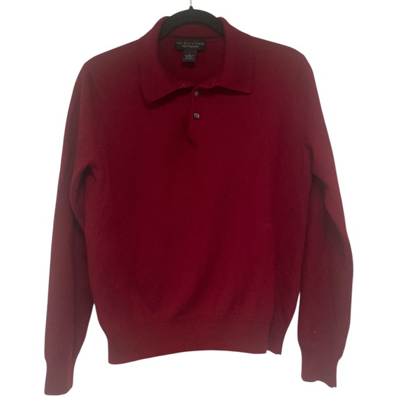 Bloomingdale's Other - Bloomingdale's Merino Wool Sweater in Deep Red GUC L